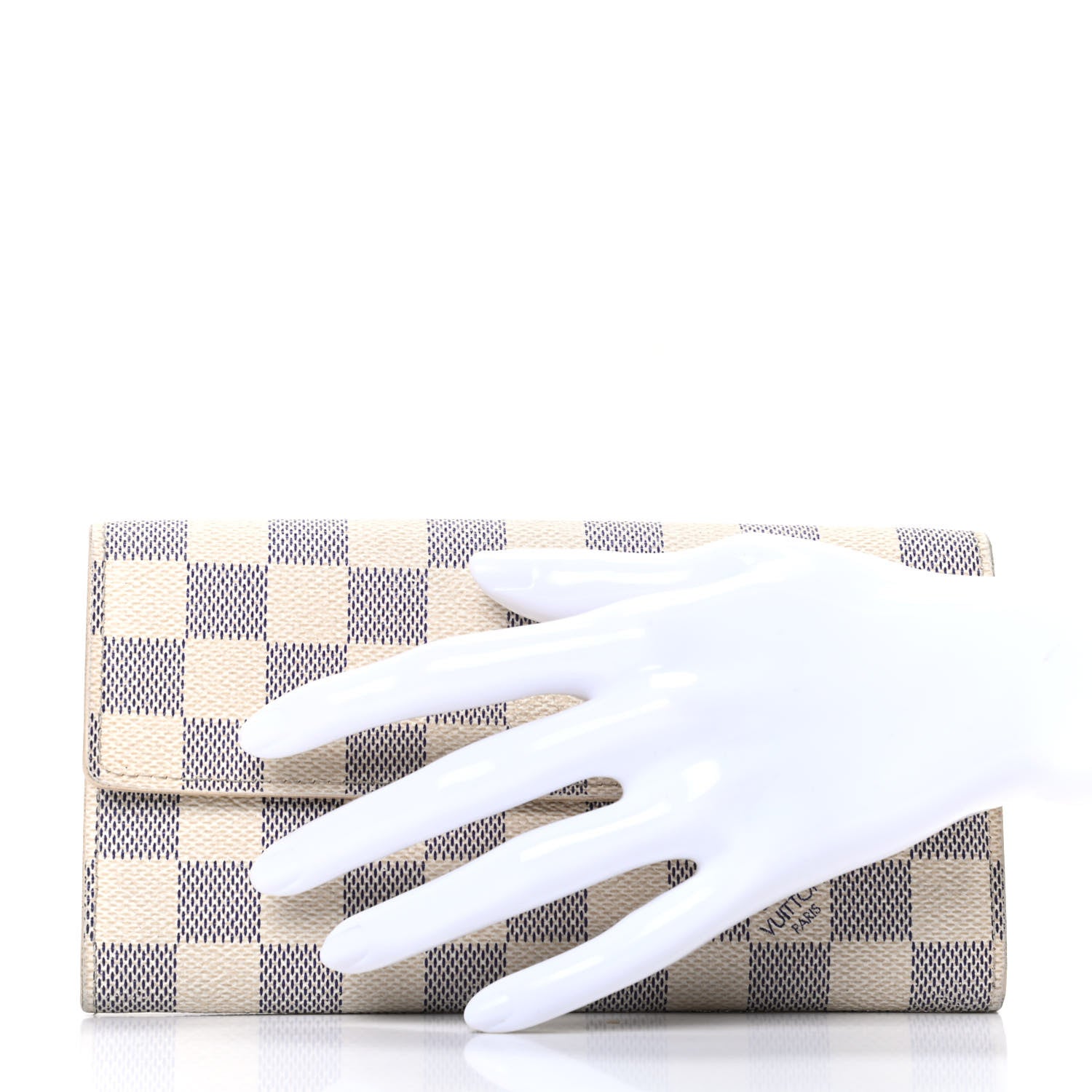 Louis Vuitton Damier Azur Sarah Wallet 2 of 6
