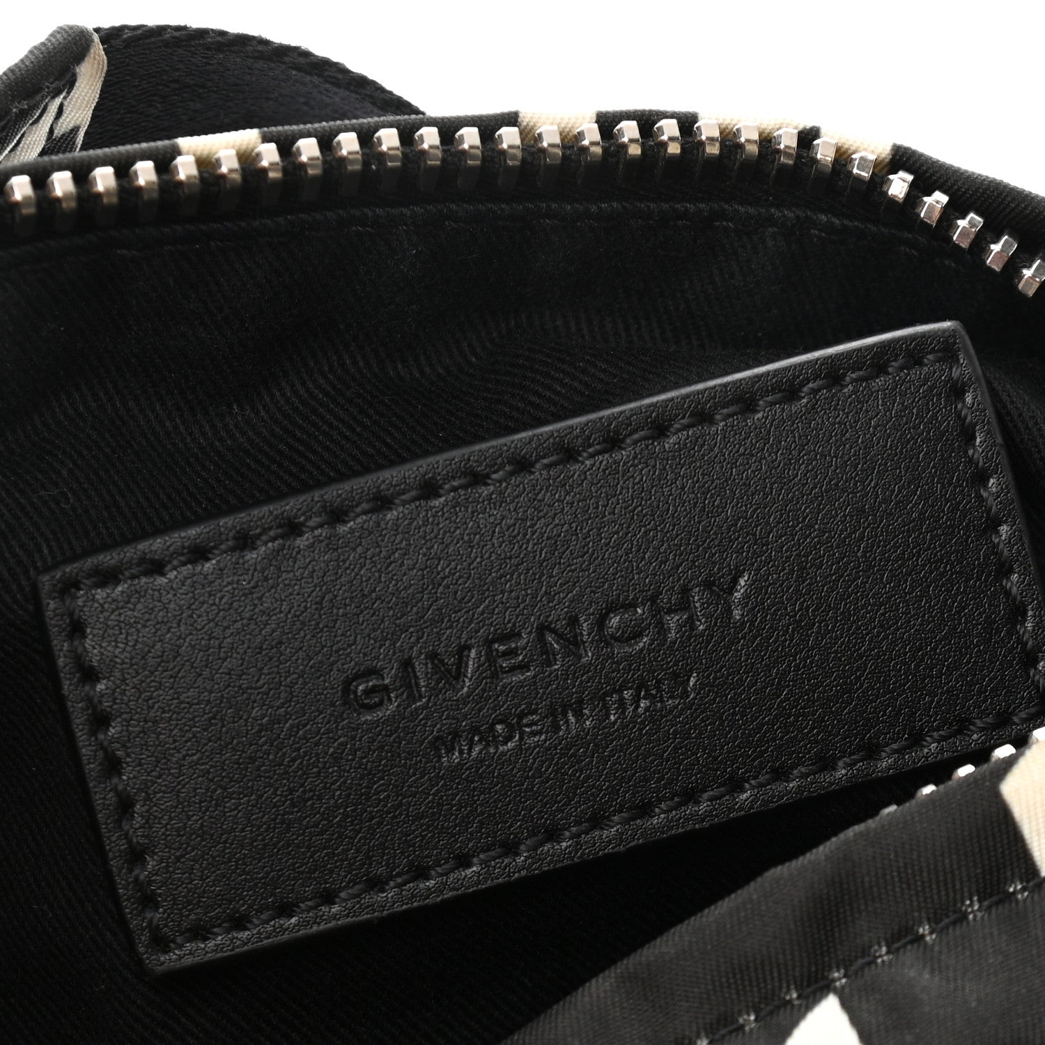 Givenchy Nylon Allover Logo Belt Bag Black 6 of 9