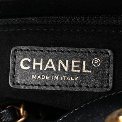 Chanel Caviar Medium Studded Deauville Tote Black 6 of 10