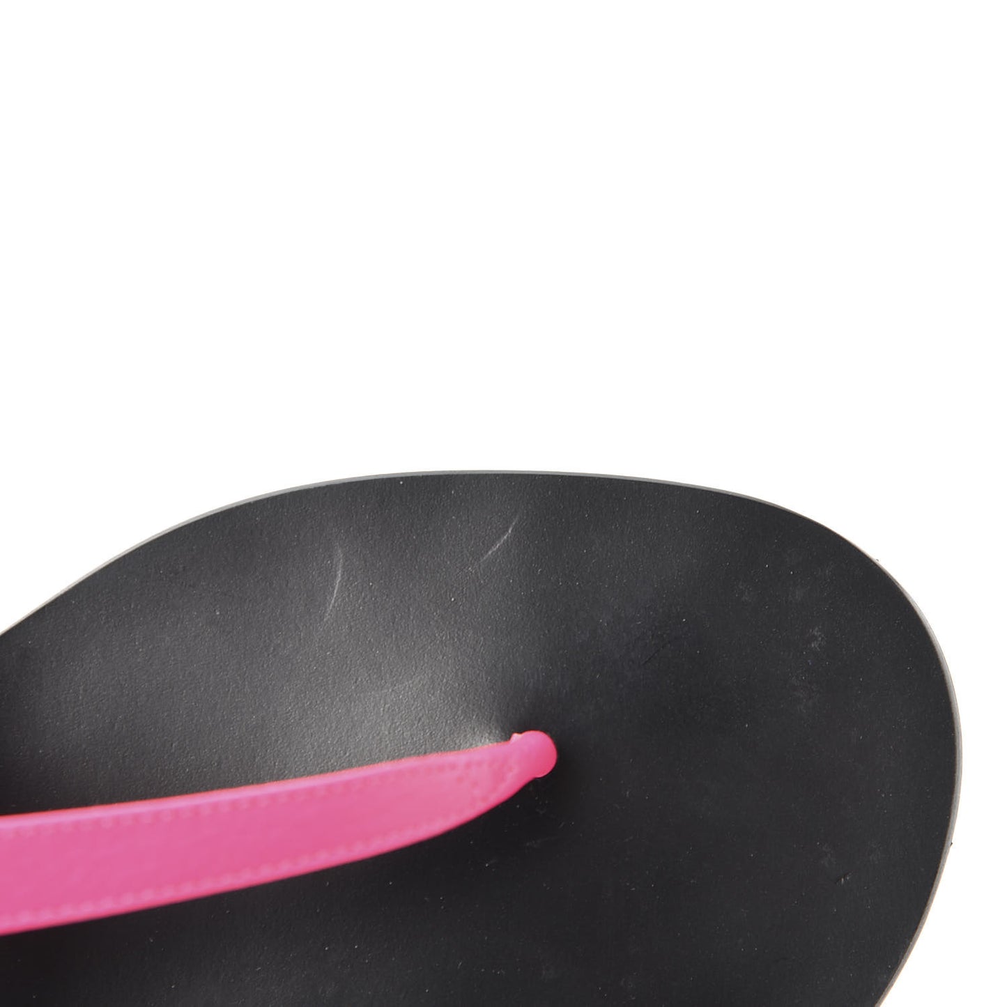 Calfskin GG Marmont Thong Sandals 38.5 Fuxia Fluo