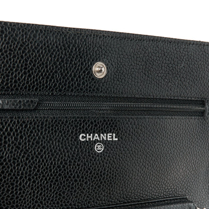 Chanel Caviar Quilted Wallet on Chain WOC Black 6 of 11