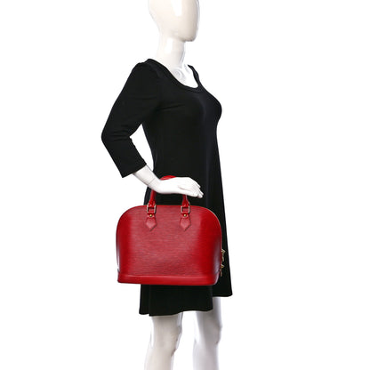 Louis Vuitton Epi Alma PM Castillan Red 2 of 11