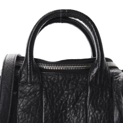 Alexander Wang Pebbled Lambskin Mini Rockie Black Rhodium Hardware 9 of 9