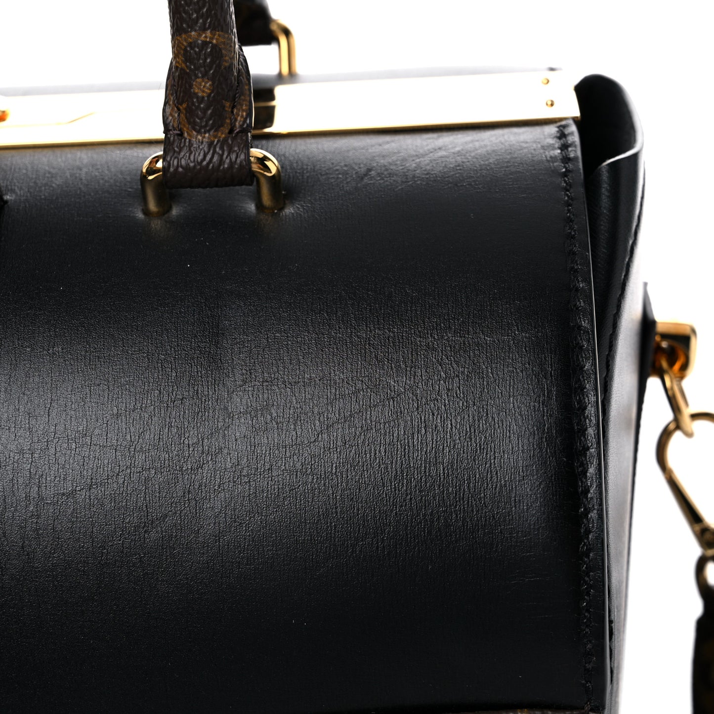 Calfskin Monogram Speedy Doctor 25 Black