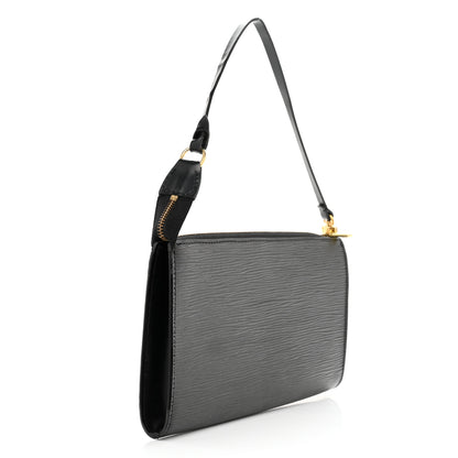 Louis Vuitton Epi Pochette Accessories 24 Black 3 of 13