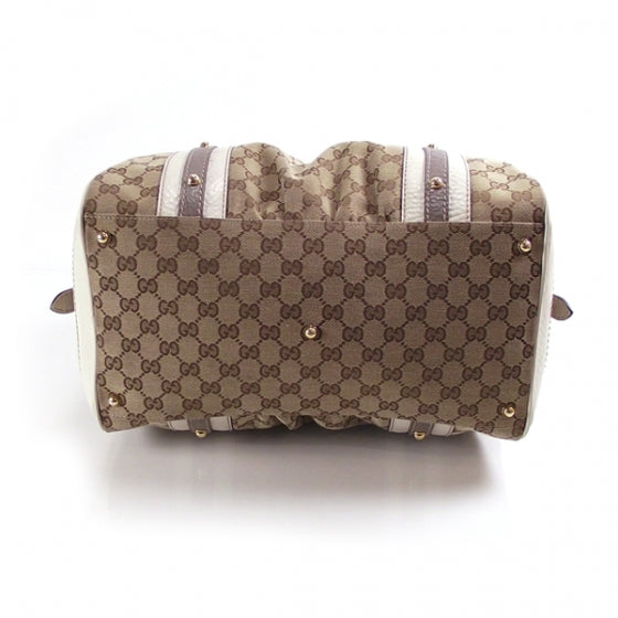Monogram GG Boston Tote Ivory