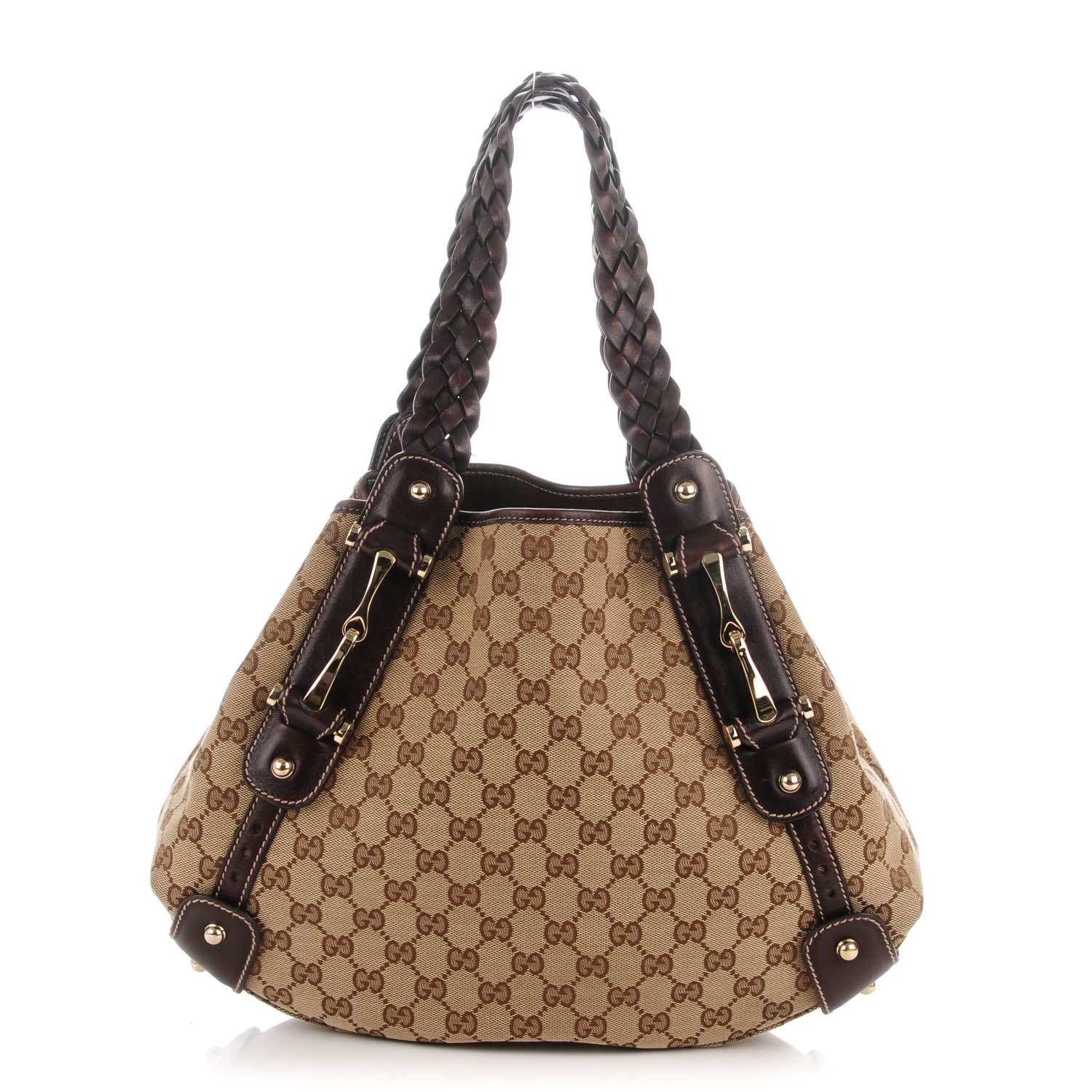 Gucci Monogram Small Pelham Shoulder Bag Dark Brown 1 of 7