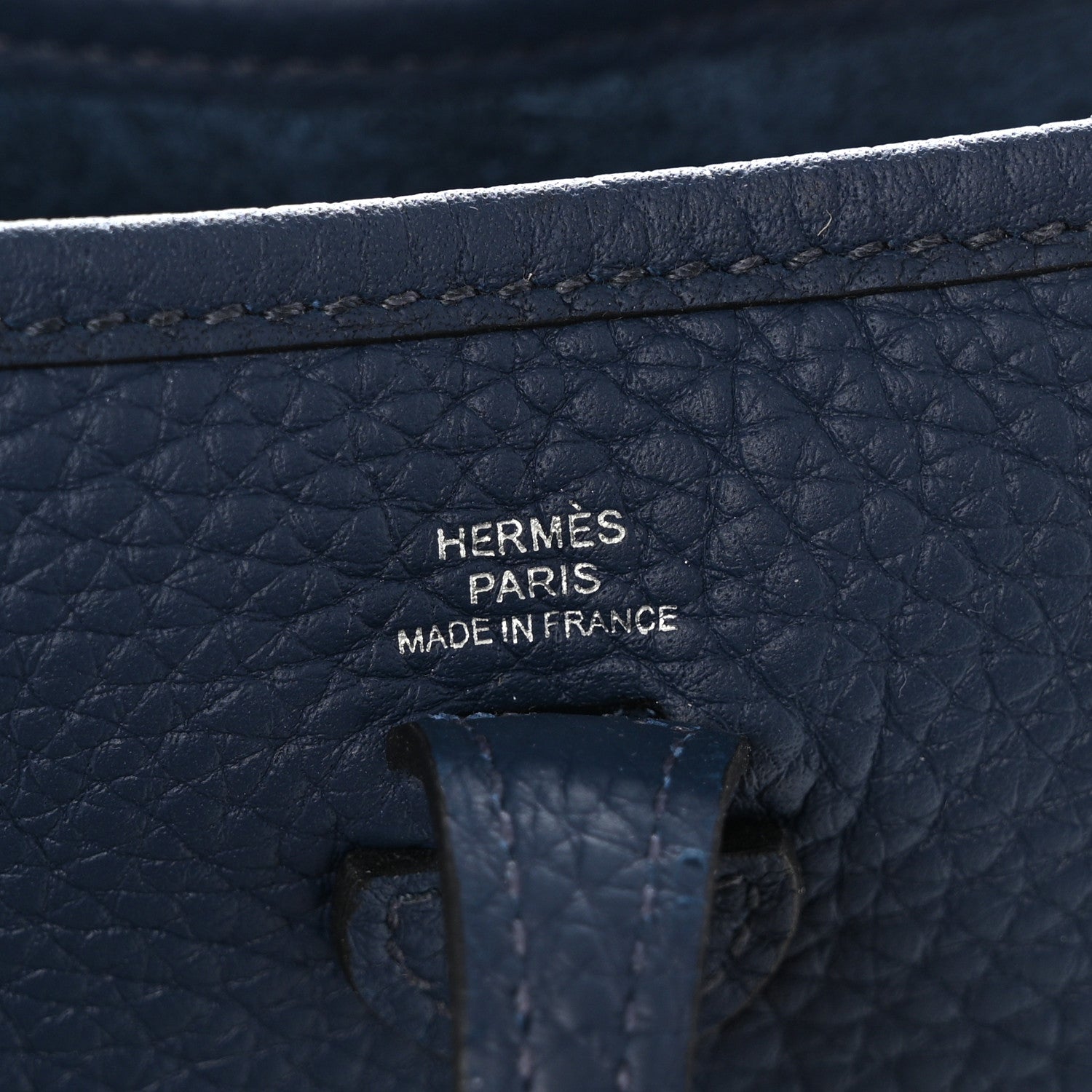 Hermes Taurillon Maurice Evelyne TPM Bleu De Prusse 6 of 10