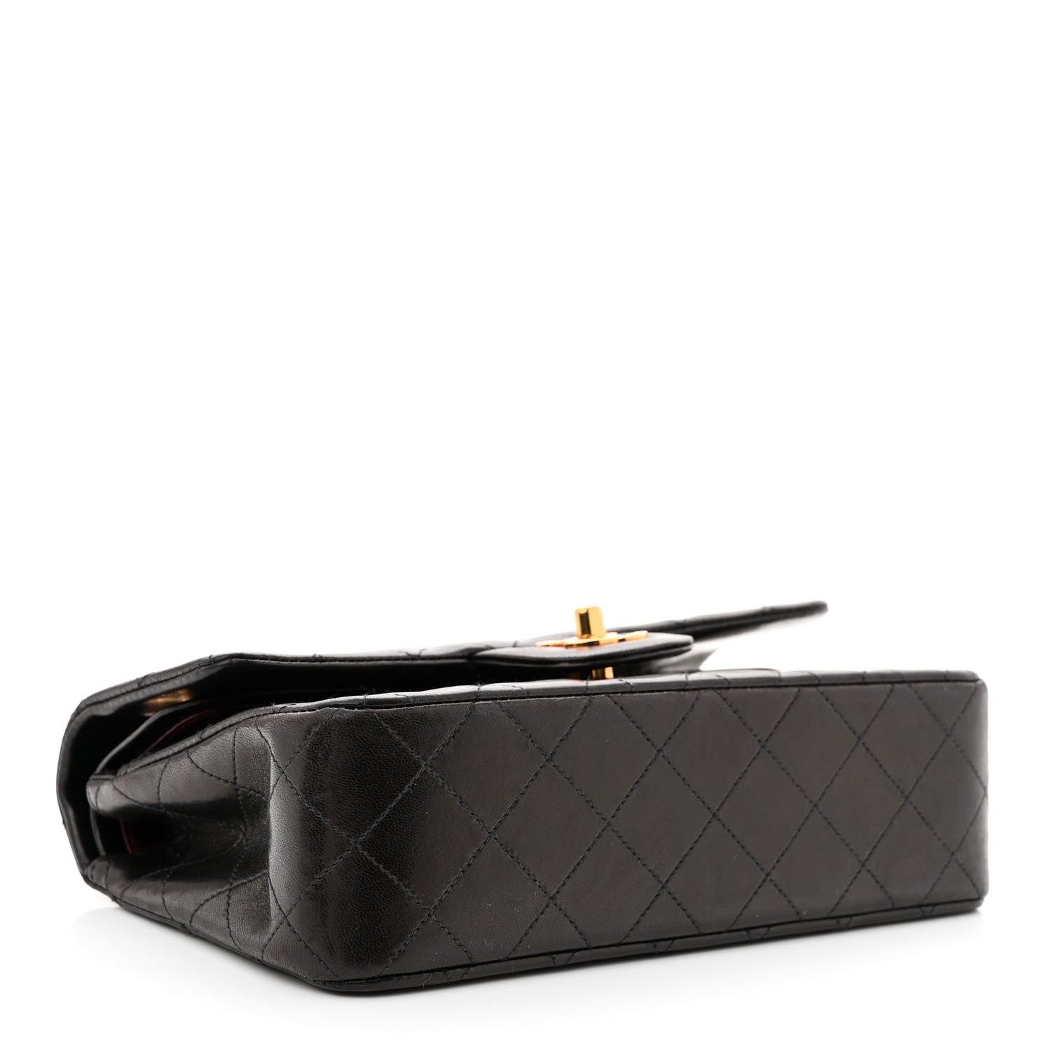 Chanel Lambskin Quilted Small Double Flap Black 4 of 15