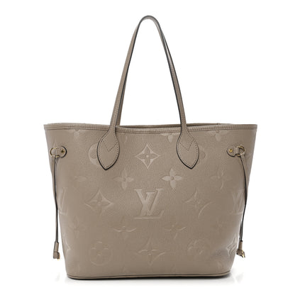 Louis Vuitton Empreinte Monogram Giant Neverfull MM Tourterelle 1 of 10