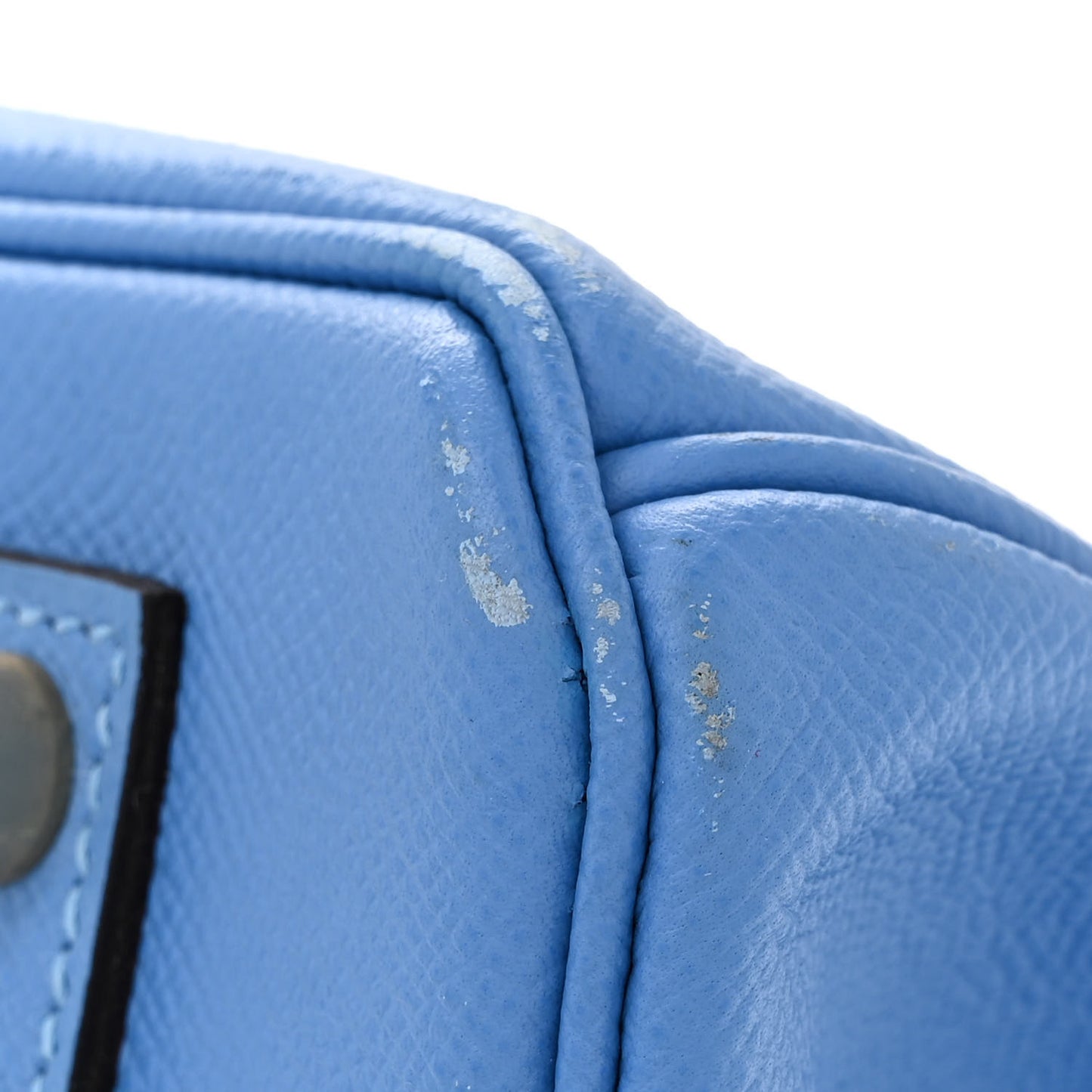Epsom Birkin 35 Blue Paradis