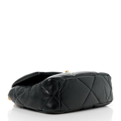 Chanel Lambskin Quilted Medium Chanel 19 Flap Black 4 of 10