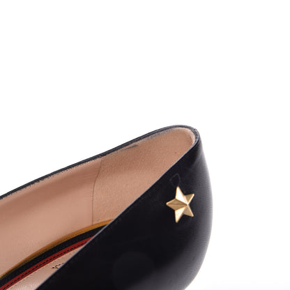 Gucci Calfkin Web Bow Pumps 38 Black 9 of 10