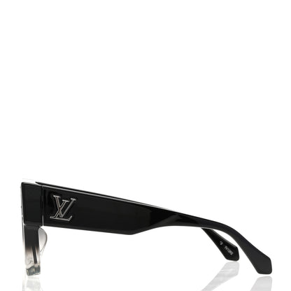 Louis Vuitton Acetate Swarovski Crystal Cyclone Sunglasses Z1736W Black 3 of 8
