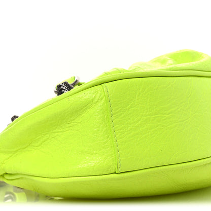 Balenciaga Agneau Arena Le Cagole Shoulder Bag XS Fluo Yellow 10 of 13