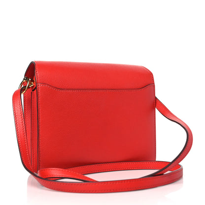 Hermes Evercolor Mini Sac Roulis Rouge Casaque 3 of 14