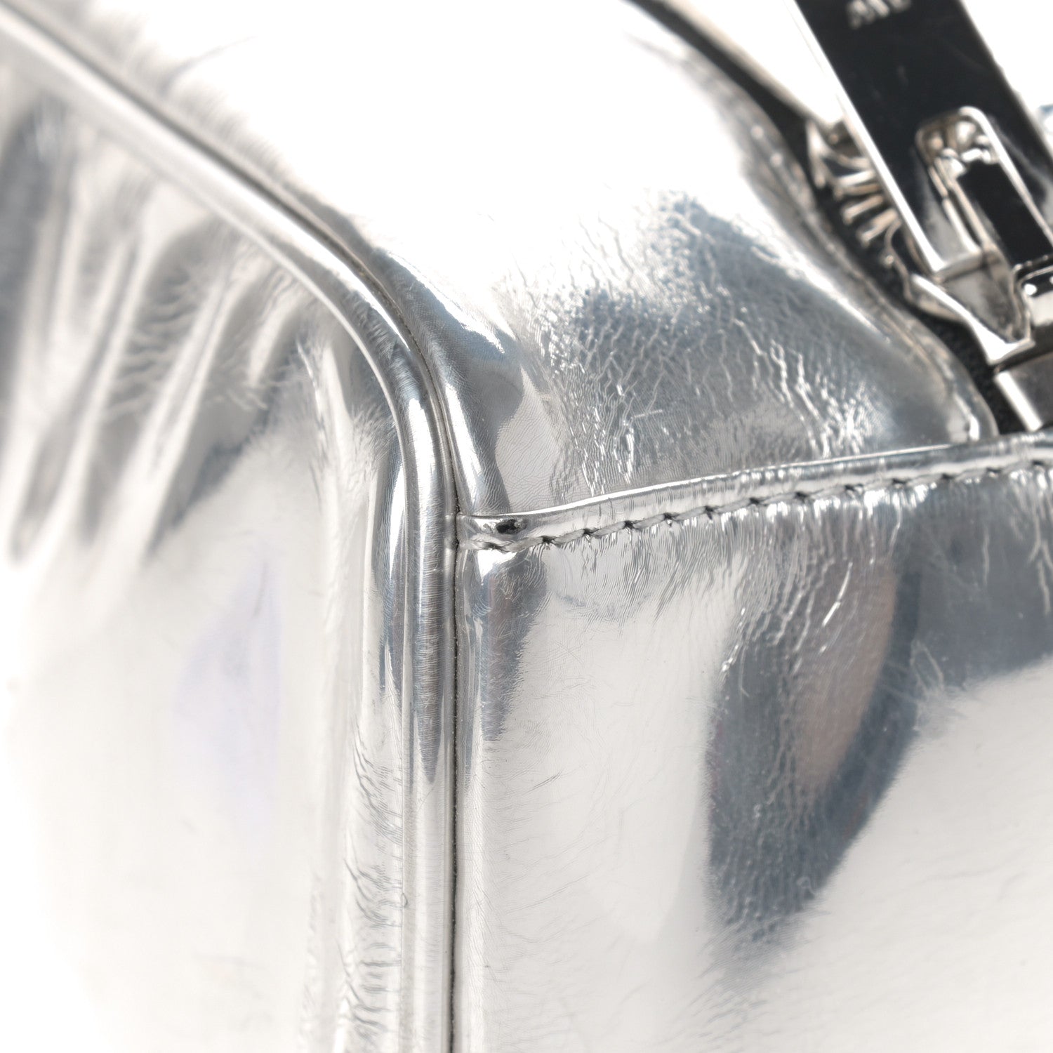 Alexander Wang Metallic Lambskin Mini Attica Backpack Silver 10 of 11
