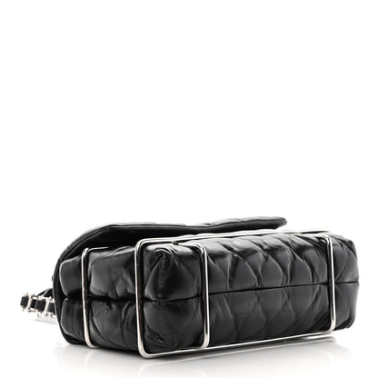 Alexander Wang Calfskin Quilted Halo Crossbody Bag Black 4 of 16