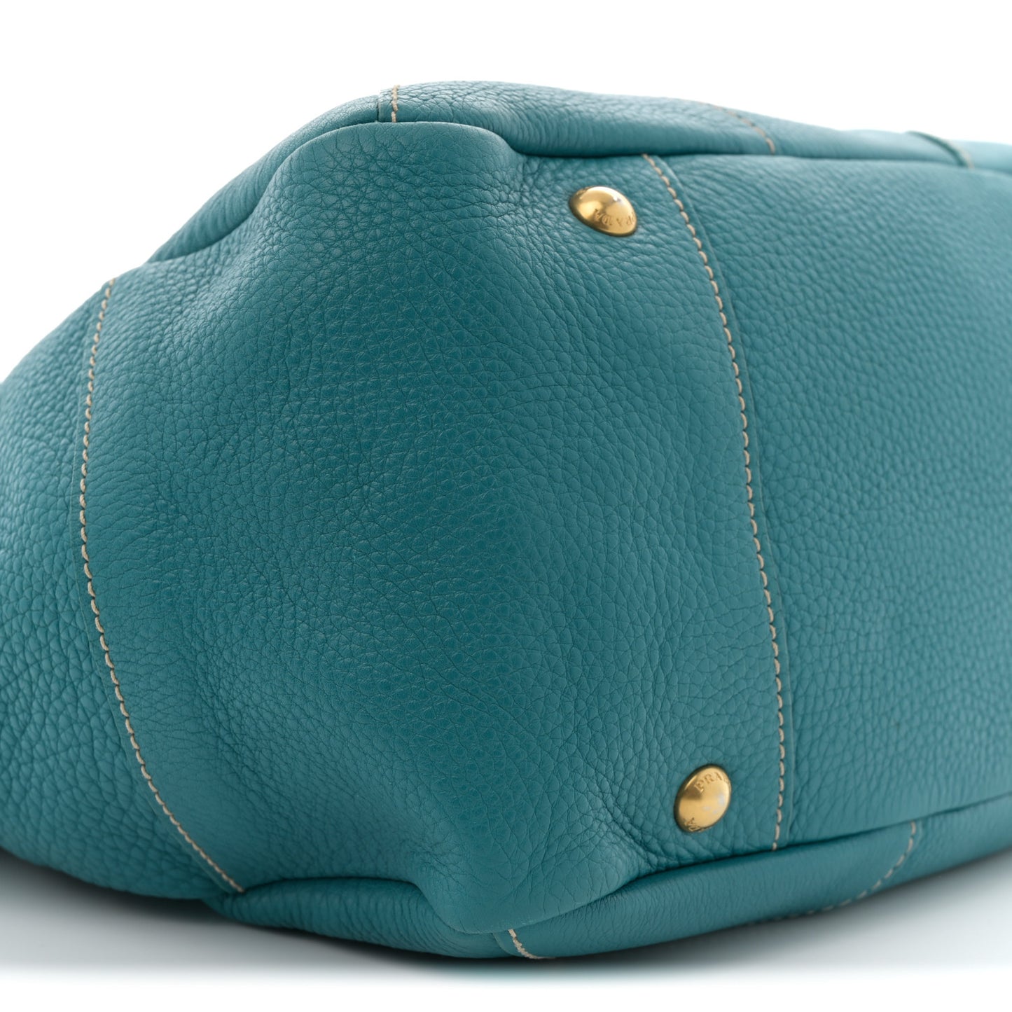 Vitello Daino Tote Turchese