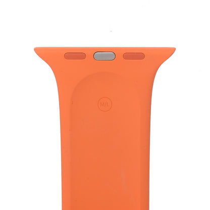 Hermes Silicone 44mm Apple Sports Watch Single Tour Band Orange 4 of 6