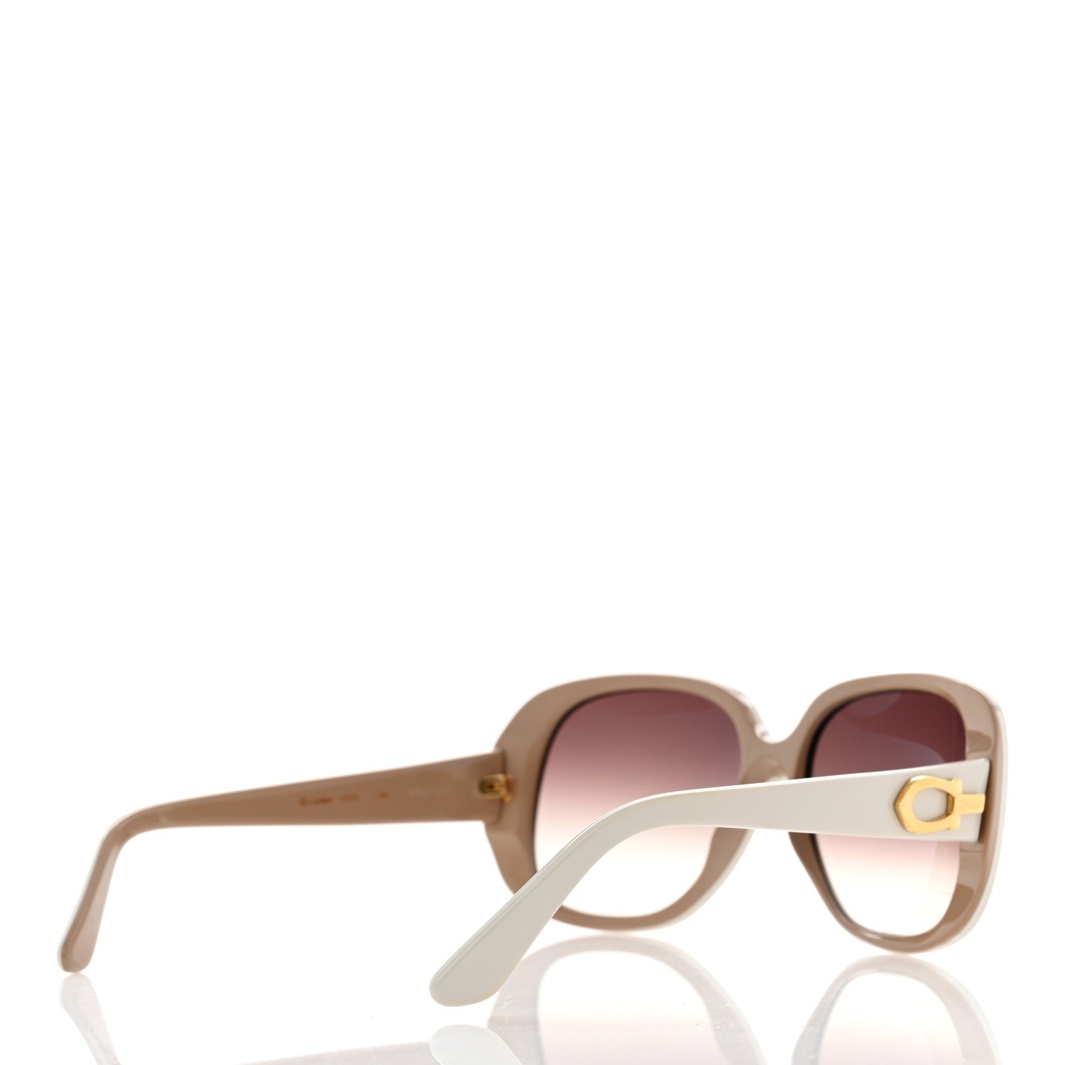 Cartier Acetate Sunglasses White Beige 4 of 7
