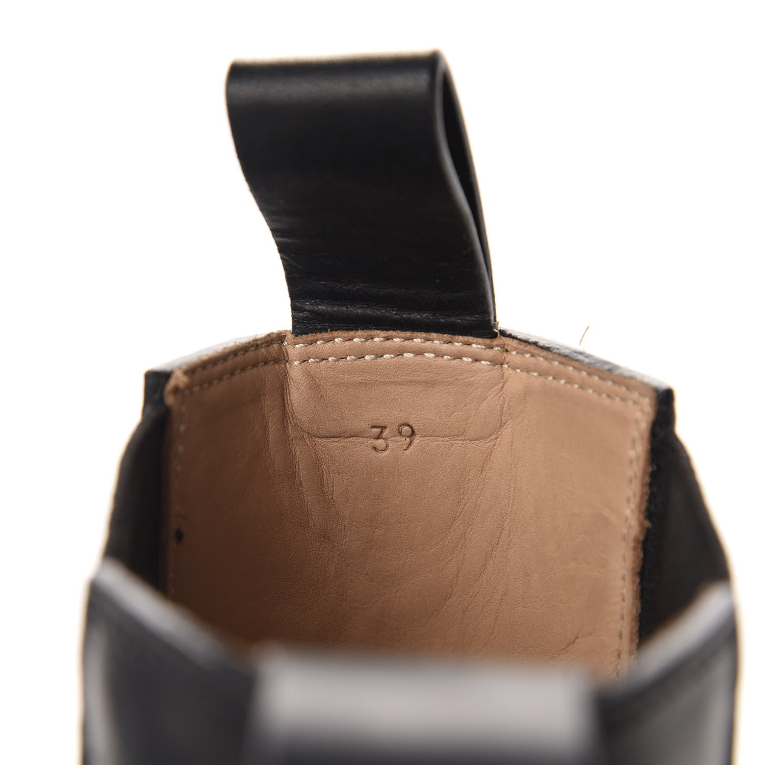 Bottega Veneta Calfskin Chelsea Boots 39 Black 9 of 10