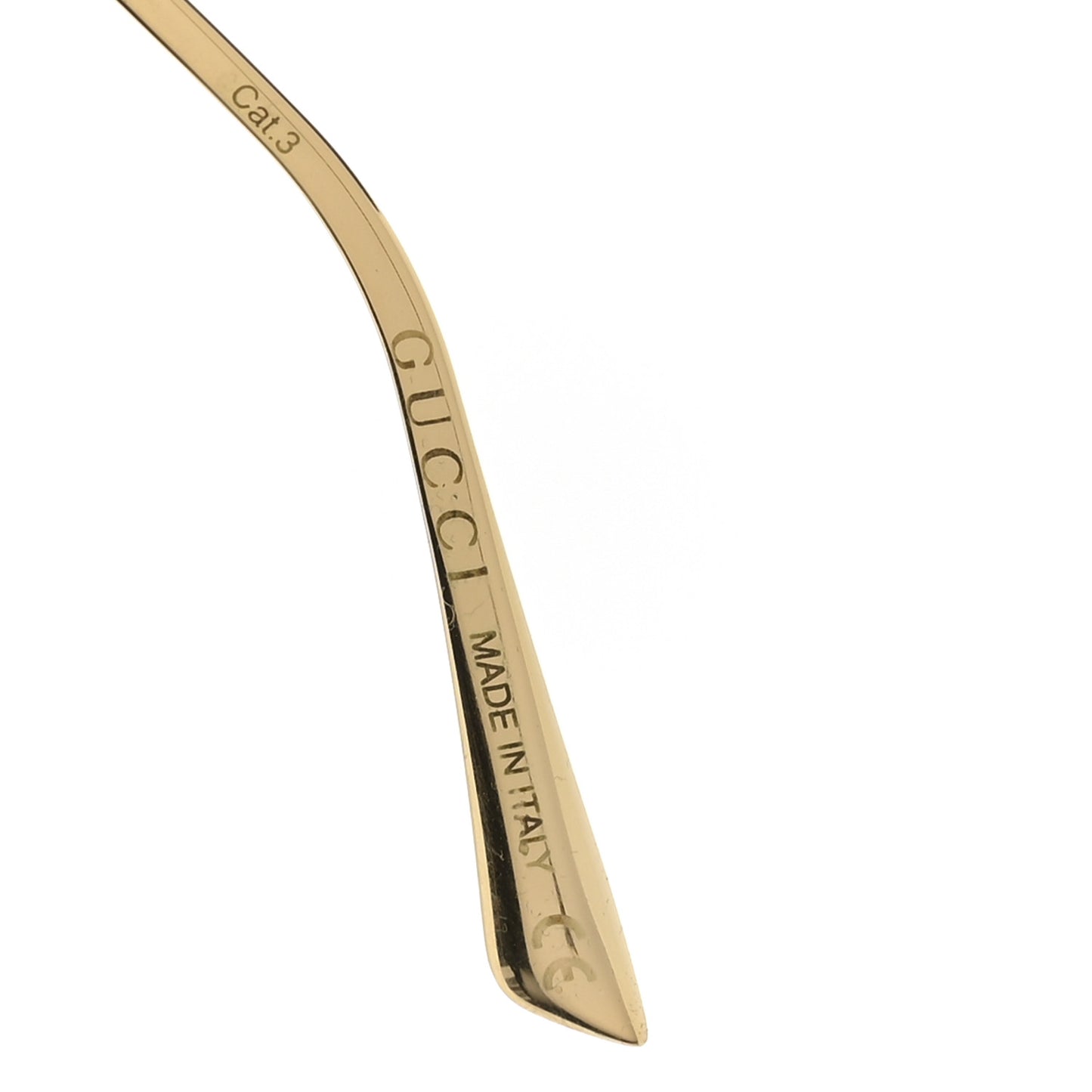 Acetate Square Frame Wing Sunglasses GG0535S Ivory