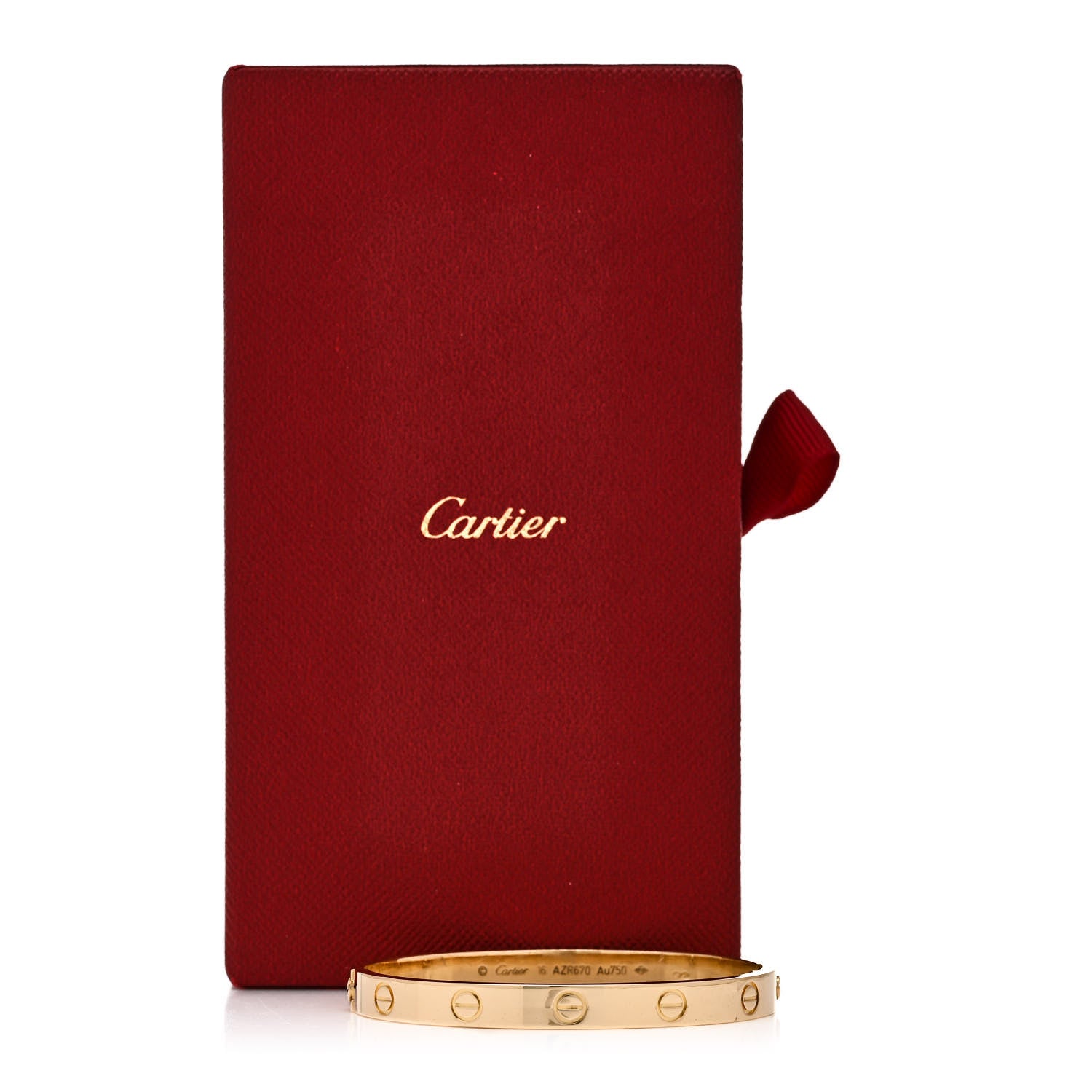 Cartier 18K Yellow Gold LOVE Bracelet 16 8 of 8