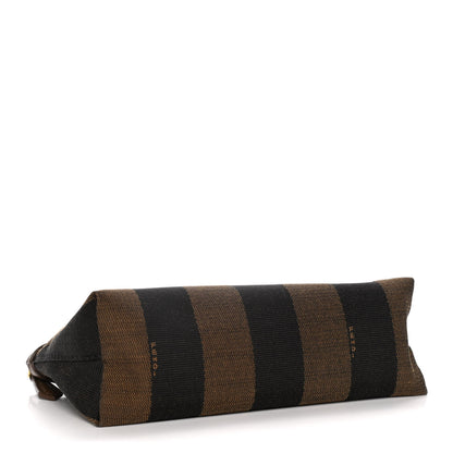 Fendi Pequin Vitello Pouch Tobacco Foresta 4 of 13