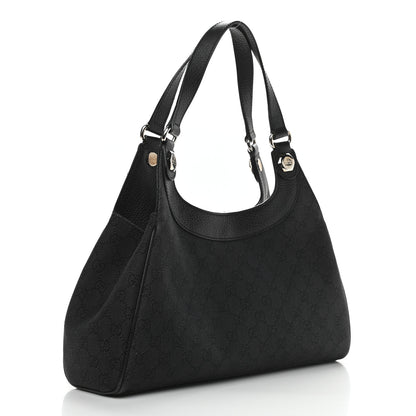 Gucci Monogram Medium Charmy Shoulder Bag Black 2 of 10