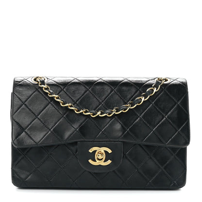 Chanel Lambskin Quilted Small Double Flap Black 1 of 13