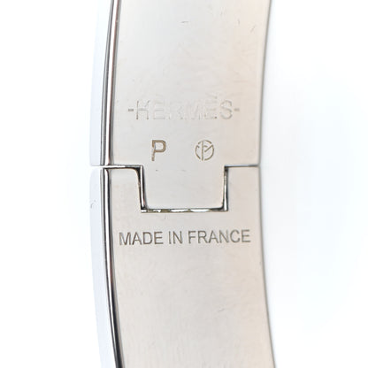 Hermes Enamel Narrow Clic Clac H Bracelet PM Bleu Indien 3 of 3