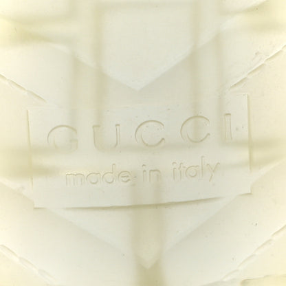 Gucci Rubber Gucci Logo Womens Platform 20/60mm Slide Sandals 39 Transparent 7 of 8