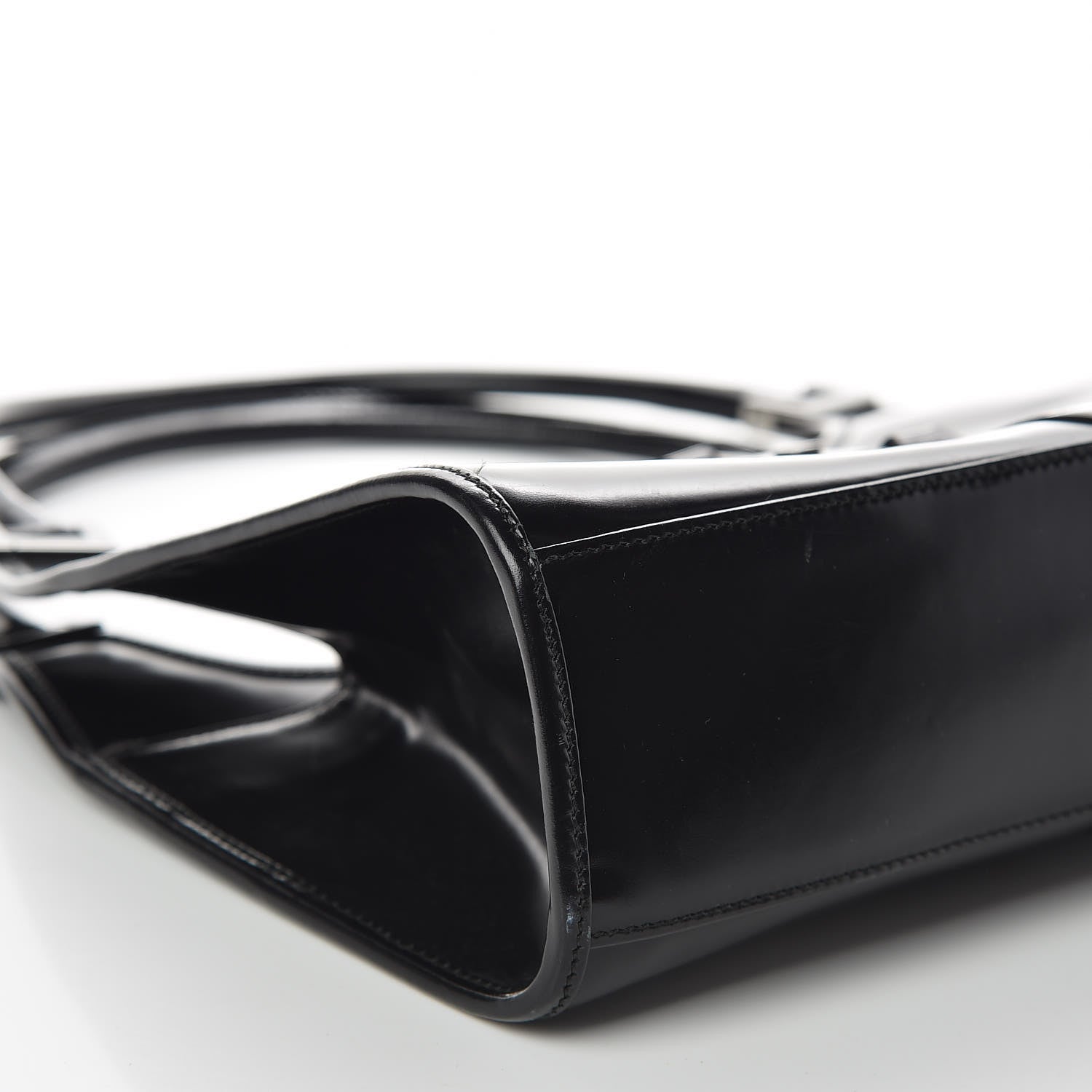 Gucci Calfskin Bardot Shoulder Bag Black 5 of 9