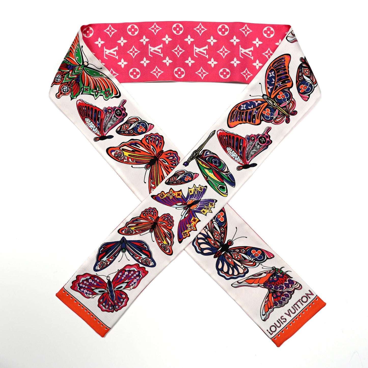 Silk Monogram World Of Love Bandeau White