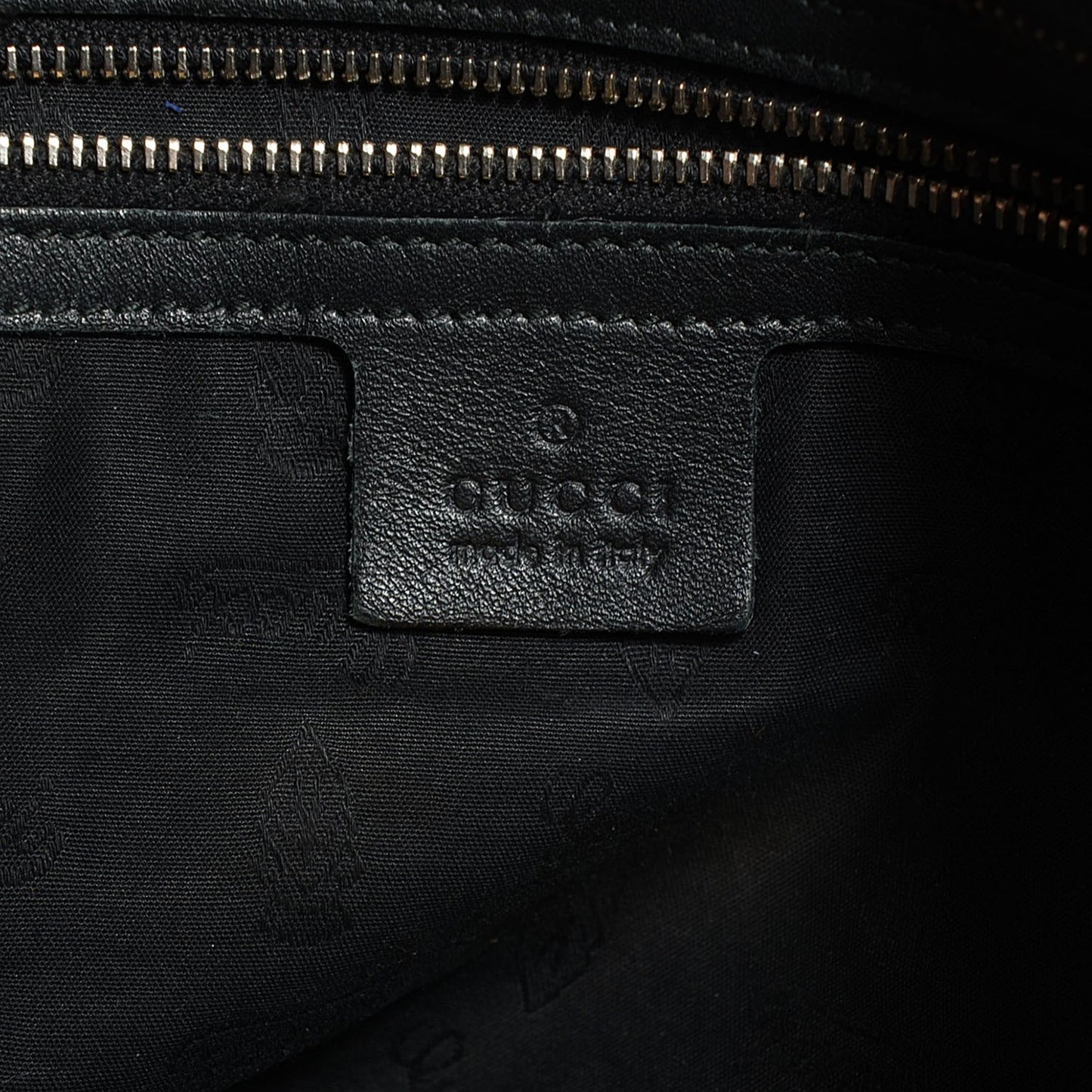Guccissima GG Twins Large Hobo Black