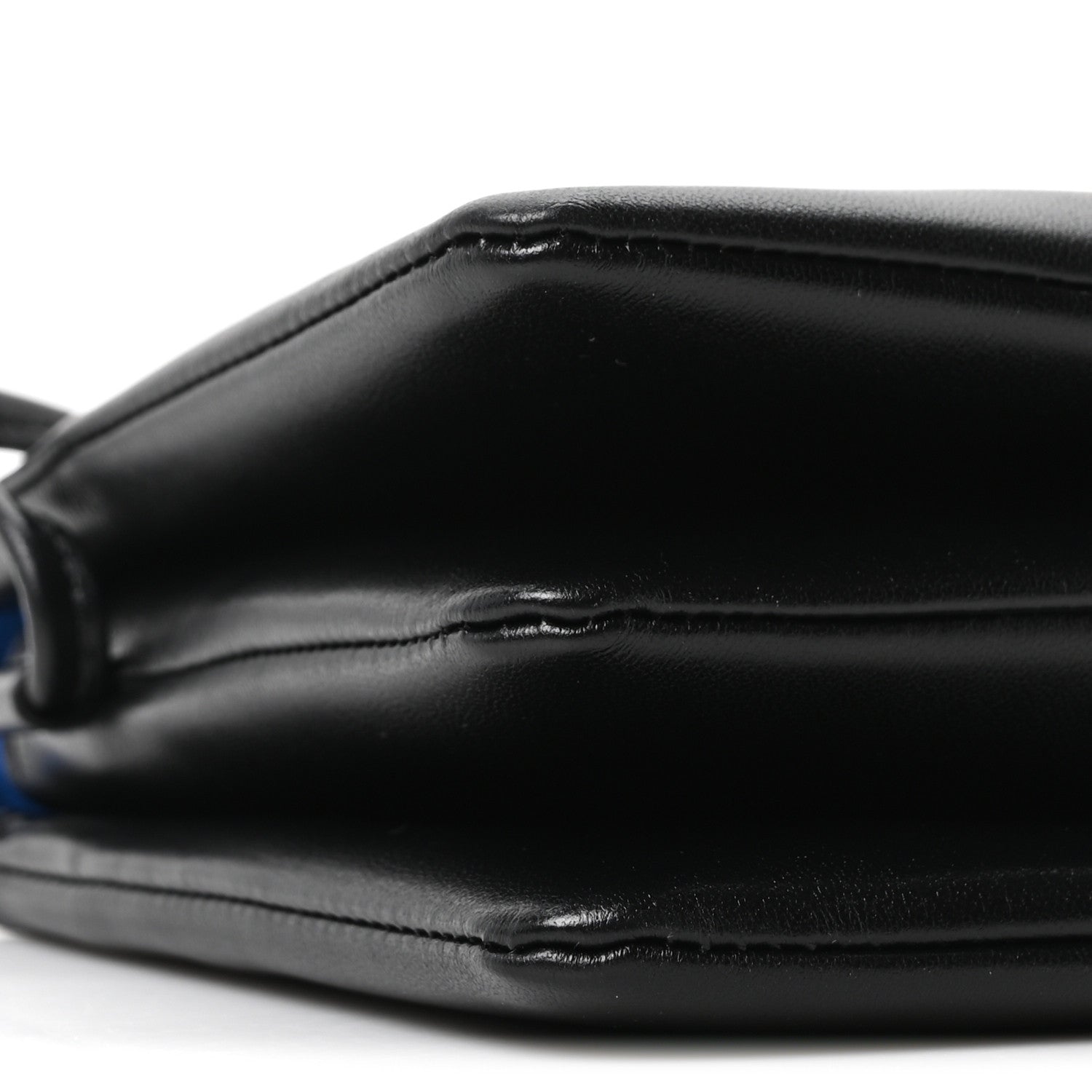 Celine Smooth Lambskin Trio Flap Crossbody Bag Black 9 of 10
