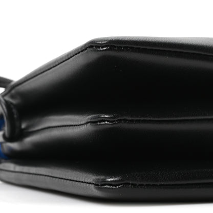 Celine Smooth Lambskin Trio Flap Crossbody Bag Black 9 of 10