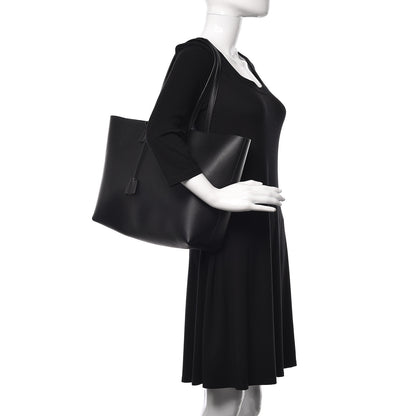 Saint Laurent Calfskin Large Shopping Tote Black 2 of 11