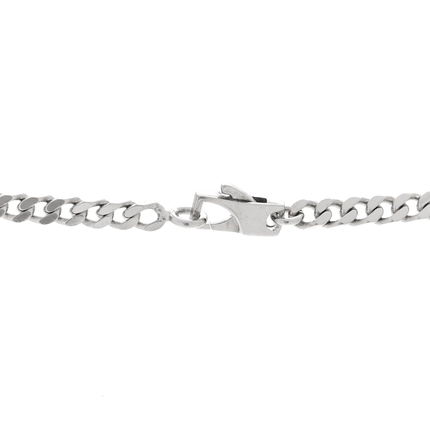 Sterling Silver Gucci Ghost Bar Pendant Necklace