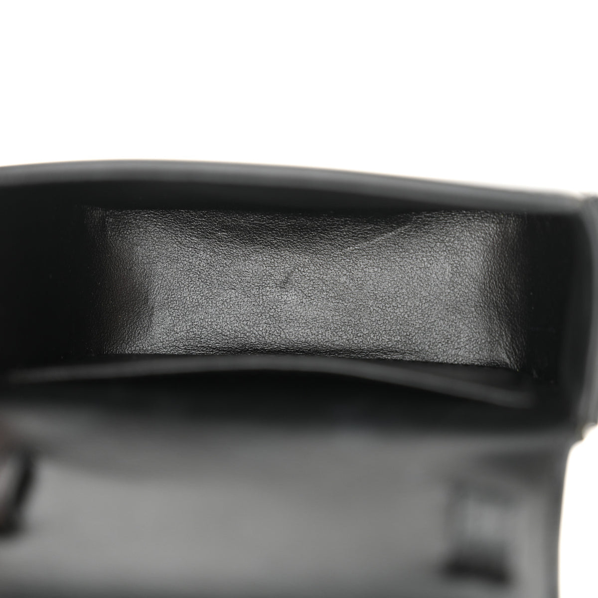 Shiny Calfskin Mini Triomphe Black