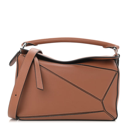 Loewe Calfskin Small Puzzle Bag Tan 1 of 9