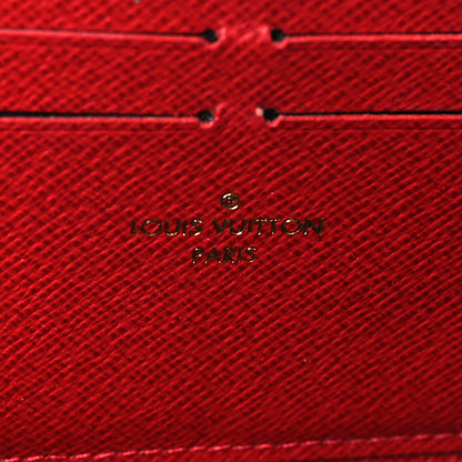 Louis Vuitton Damier Ebene Clemence Wallet Cherry 6 of 6