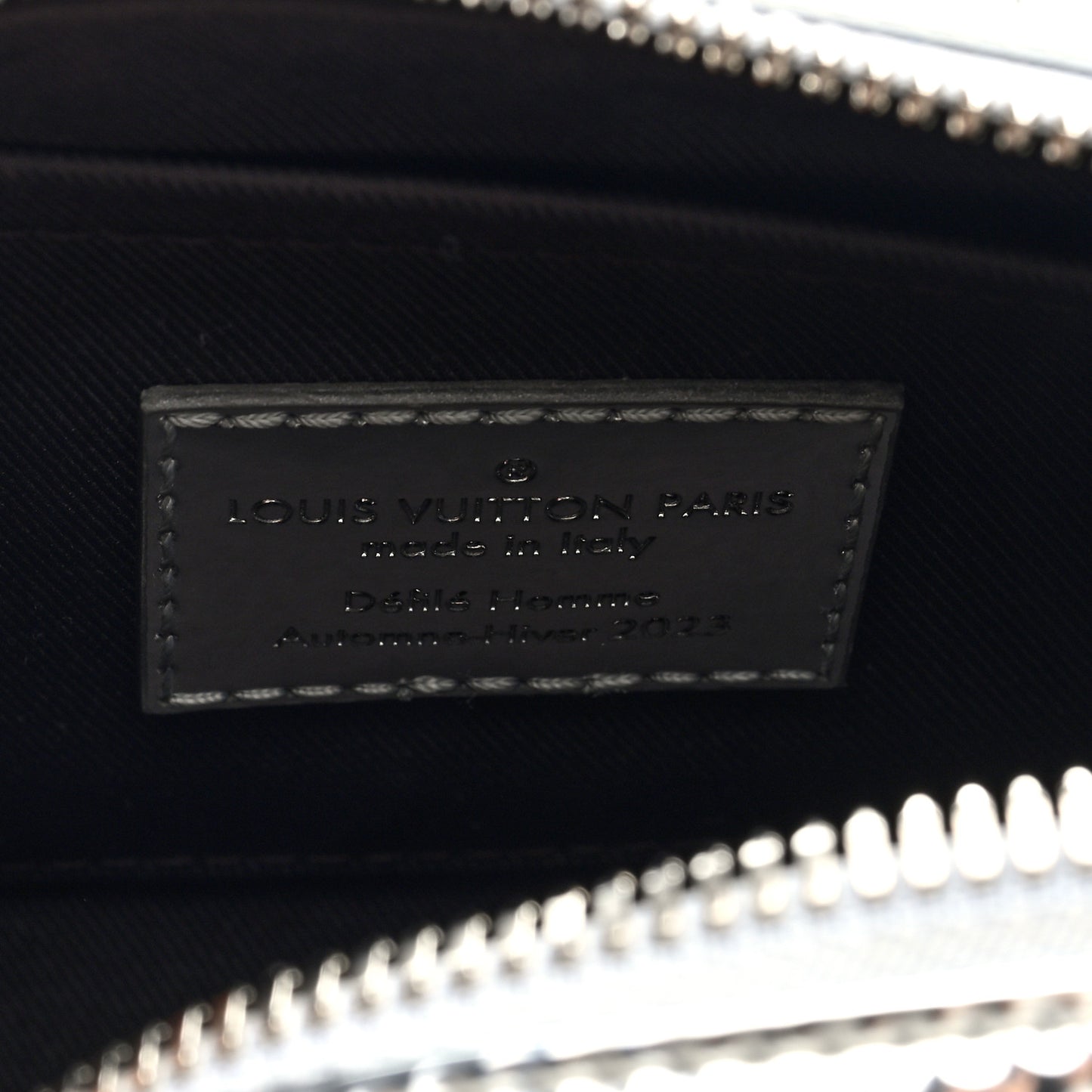 Metallic Monogram Portrait Keepall Bandouliere 25 Brown
