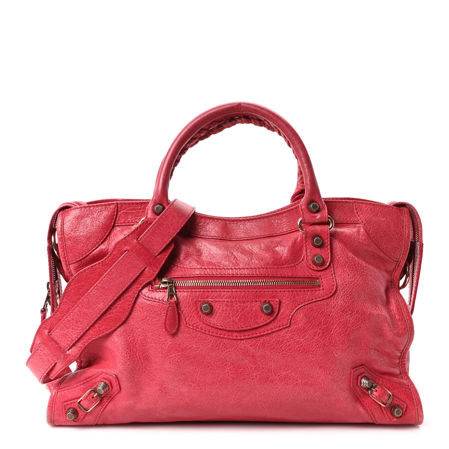 Balenciaga Agneau Giant 12 Rose Gold Hardware City Rose Thulian 1 of 11