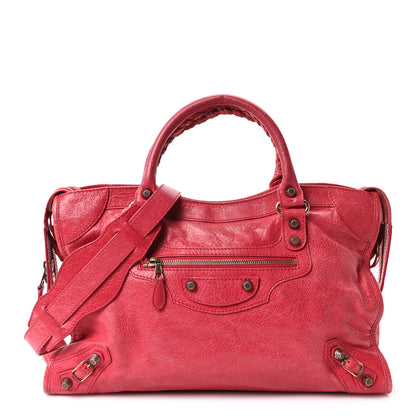 Balenciaga Agneau Giant 12 Rose Gold Hardware City Rose Thulian 1 of 11