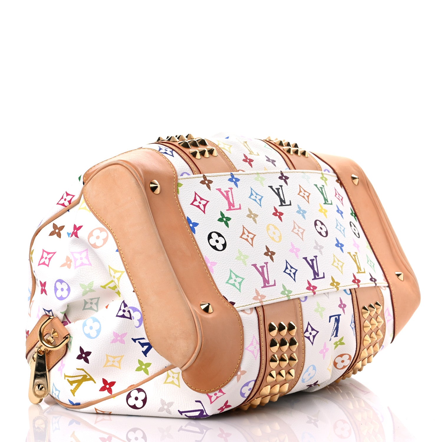 Louis Vuitton Monogram Multicolor Courtney GM White 3 of 27