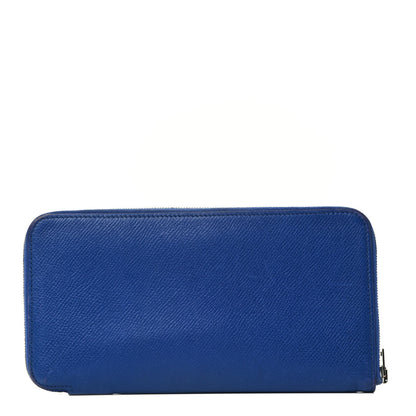 Hermes Epsom Silk'In Wallet Bleu Electrique 1 of 4