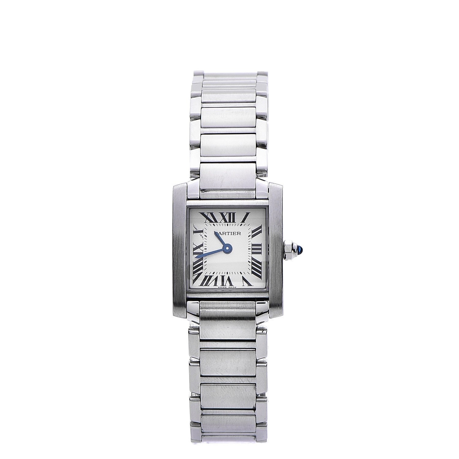 Cartier Stainless Steel 20mm Tank Francaise Quartz Watch 1 of 18