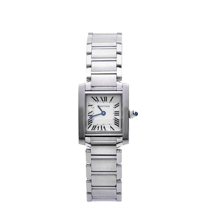 Cartier Stainless Steel 20mm Tank Francaise Quartz Watch 1 of 18